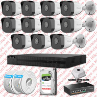 Hilook İp Kamera Seti 1080p Fullhd 11 Güvenlik Kamerası